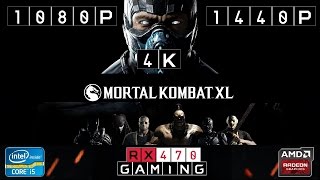 RX 470 | Mortal Kombat XL | 1080p | 1440p | 4K | Maxed Out