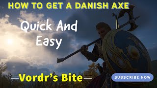 Hidden special Dane Axe (Vordr's Bite) how to get assassin's creed Valhalla