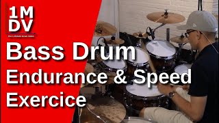 1MDV - The 1-Minute Drum Video #142 : Bass Drum Endurance & Speed Exercice