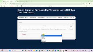 Crowd Sourcing Platform For Teachers Using NLP For Task Processing