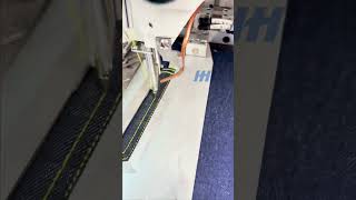 Full Automatic Pocket Setter Machine Unit For Jeans Quicky Change JIgs design#Shorts