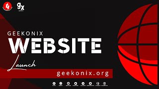 Website Launch - geekonix.org | GEEKONIX | Techno Main Saltlake