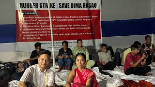 Day 1 of Hunger strike .Autonomous state under Article 244A is our constitutional right.