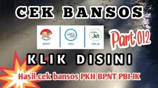 Hasil cek bansos #pkh #bpnt #bpjs Part 11