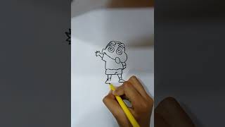 How to draw Shin Chan | Shin Chan drawing | #shorts #shinchan