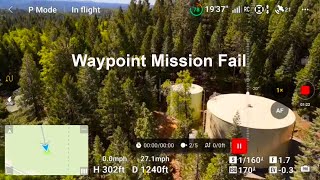 Waypoint Mission Fail