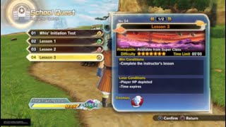 DRAGON BALL Xenoverse 2- HOW TO UNLOCK INSTRUCTER LESSONS