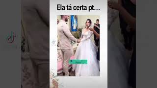 Ela tá certíssima 🥰🤣 #casamento #namorados #amor