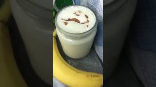 How to make Banana Smoothie - Homemade Recipe #youtube #shortvideo #cooking #everydayfood