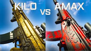 WHAT'S THE BEST GUN? AMAX OR KILO? Is the AMAX The BEST Gun in Warzone? AMAX vs KILO Warzone - CoDS3