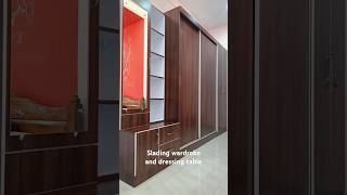 Best disign slading wardrobe and dressing table in your home ..! #shorts #trending #youtubeshorts