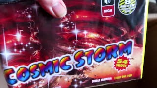 Cosmic Storm  Morrisons Fireworks demo