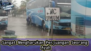 MENGHARUKAN PERJUANGAN SEORANG AYAH DEMI MENAFKAHI KELUARGANYA........