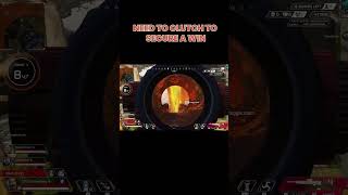 CLUTCH to secure the win #apexlegends #apexlegendsclips