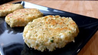 Hamburguesas saludables y muy sabrosas. Hamburguesas de coliflor