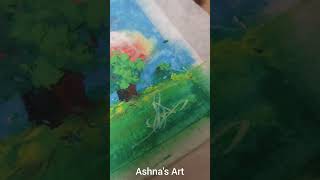 Recreating A Oil Pastel Painting From @xinart_easydrawing. Video #248