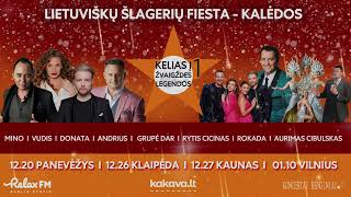 Lietuviškų šlagerių fiesta – KALĖDOS | Panevėžys, Klaipėda, Kaunas, Vilnius.