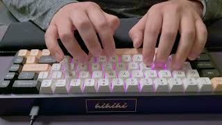 NovelKeys NK65 Olivia Edition Typing Test