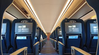 Nice Business Class Bullet Train in Japan (Shinkansen)