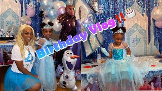 Mom Vlog: Aaliyah’s 4th Birthday Party | Disney Frozen 2 Themed | Meet My Crazy Family ❤️