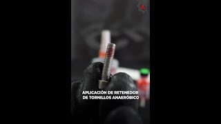 Aplicación de un retenedor anaeróbico #retenedores #tornillos #seguridadindustrial