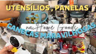 PREÇOS UTENSÍLOS E CANECAS MARAVILHOSAS HOME GOODS DE ORLANDO EUA