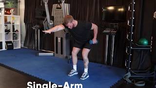 Single Arm Dumbbell Rows I Dollar Train Club