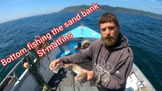 Rod fishing on the St Martins bank