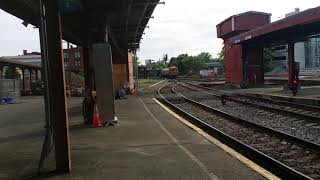 Springfield shuttle entering Springfield