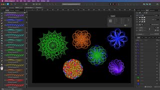 Affinity Designer 3D Transparent Brushes