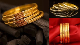 Gold Round Bangles Collection for Women | Latest Release Jewelry