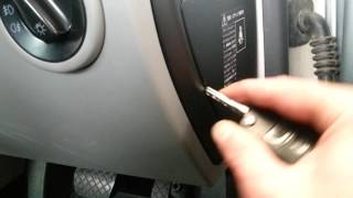 2005 VW beetle fuse box location and fuse card diagram