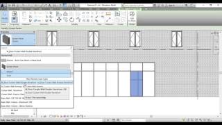 Curtain Walls in Revit Architecture Part 7 -  In English