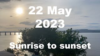 Sunrise to sunset on 22 May 2023 | 4K | Timelapse