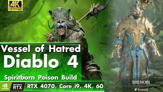 Vessel of Hatred - Diablo 4 Spiritborn Ultimate Centipede Poison Build