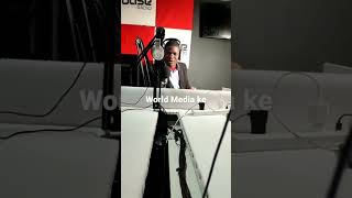 presenter Victor @WorldMediake presenter live on @uptownradioke bringing news to the hot trends