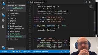 Joel Grus - Advent of Livecoding - 2017 Day 4