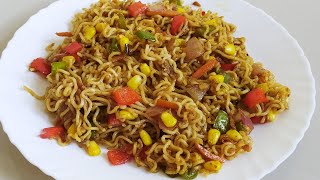 Hot chilli garlic Maggie in 2 mins | Spicy Chinese street style Maggie recipe at home