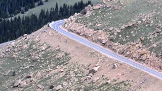 Sebastian Loeb Pikes Peak 2013 Glen Cove to The W's (mile marker 15)