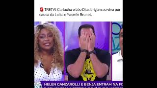 TRETA! Cariúcha e Léo Dias Brigam ao vivo por causa de Luiza e Yasmin Brunet - bbb24