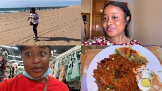 Mehdia plage kenitra ,Ghanaian jollof rice , days in the life vlog living in Morocco diaries