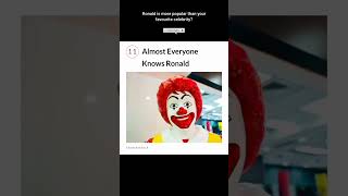 Ronald McDonald Is More Famous Than Andrew Tate | McDonalds | Big Mac | McDonalds Happy Meal |