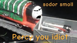 sodor smoll: Percy you idiot (read the description for the og audio)