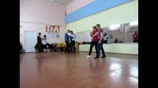 танец Zouk - Слава Оксана in dance studio DancA 05 12 14