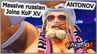 Westernized Russian Wrestler Antonov joins KoF XV, The King of fighters XV Trailer reaction