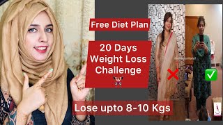 Free 20 Days Weight Loss Challenge | Lose upto 8-10 kgs |Quick Results