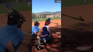 12 year old hits 250 ft bomb #moonshot #baseball #2024