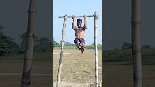 Assam police excellent chin up. #sorts #chinups #assampolice #hardwork #thevillagerboy