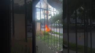 INCENDIO EN REDES ELECTRICAS