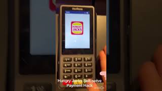 Hungry Jacks Self-service Hacks(#shorts #Hungryjacks #selfservice #admin)